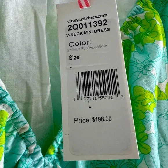 Vineyard Vines Puff Sleeve Dress - Picture 8 of 8